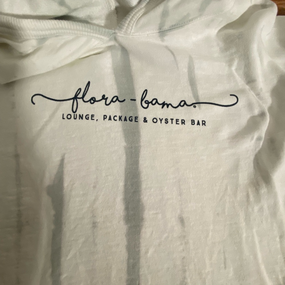 League White Hoodie Sweatshirt